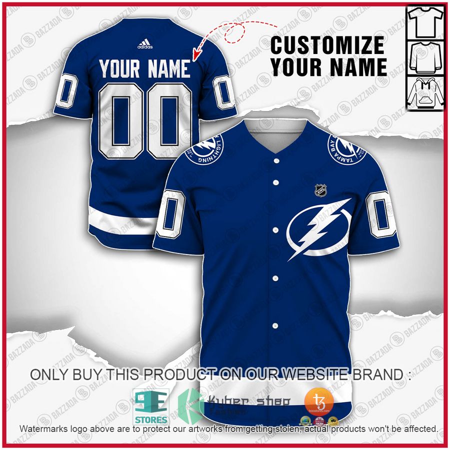 personalized nhl tampa bay lightning baseball jersey shirt 1 33094