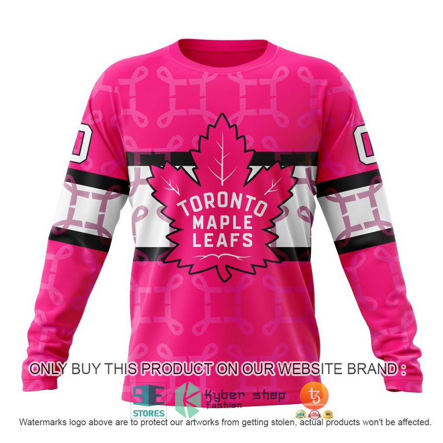 NEW Personalized Toronto Maple Leafs Breast Cancer Awareness Hoodie, Shirt 6 personalized nhl toronto maple leafs breast cancer awareness shirt hoodie 6 3135