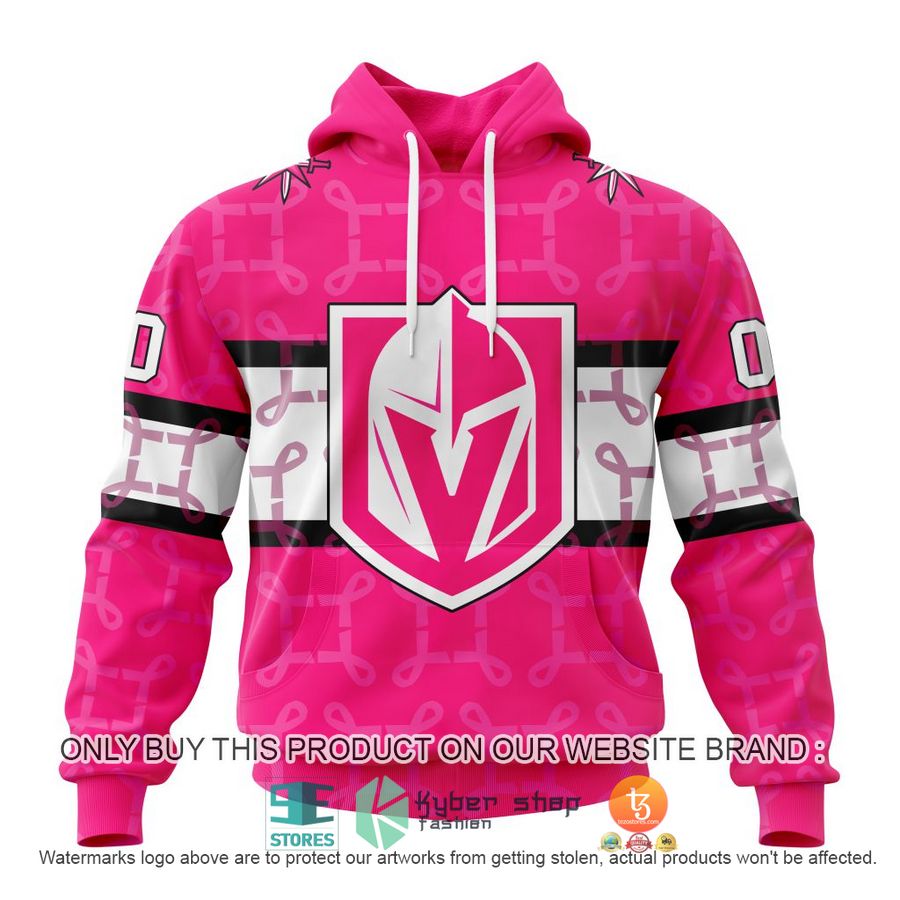personalized nhl vegas golden knights breast cancer awareness shirt hoodie 1 10672