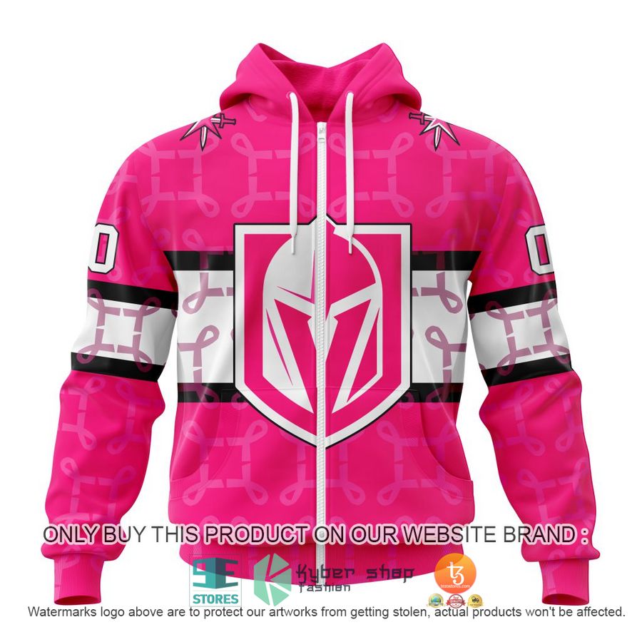 NEW Personalized Vegas Golden Knights Breast Cancer Awareness Hoodie, Shirt 2 personalized nhl vegas golden knights breast cancer awareness shirt hoodie 2 75884