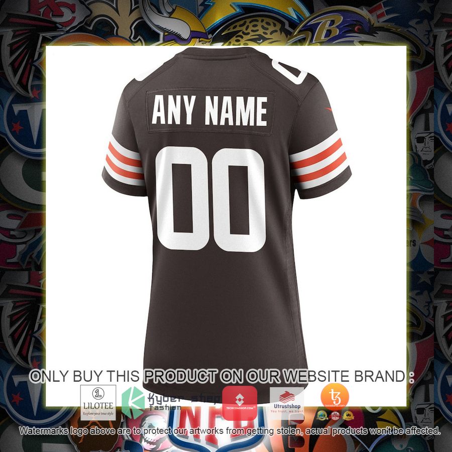 HOT Nike Cleveland Browns Women's Brown Personalized Football Jersey 3 personalized nike cleveland browns womens brown football jersey 3 40066
