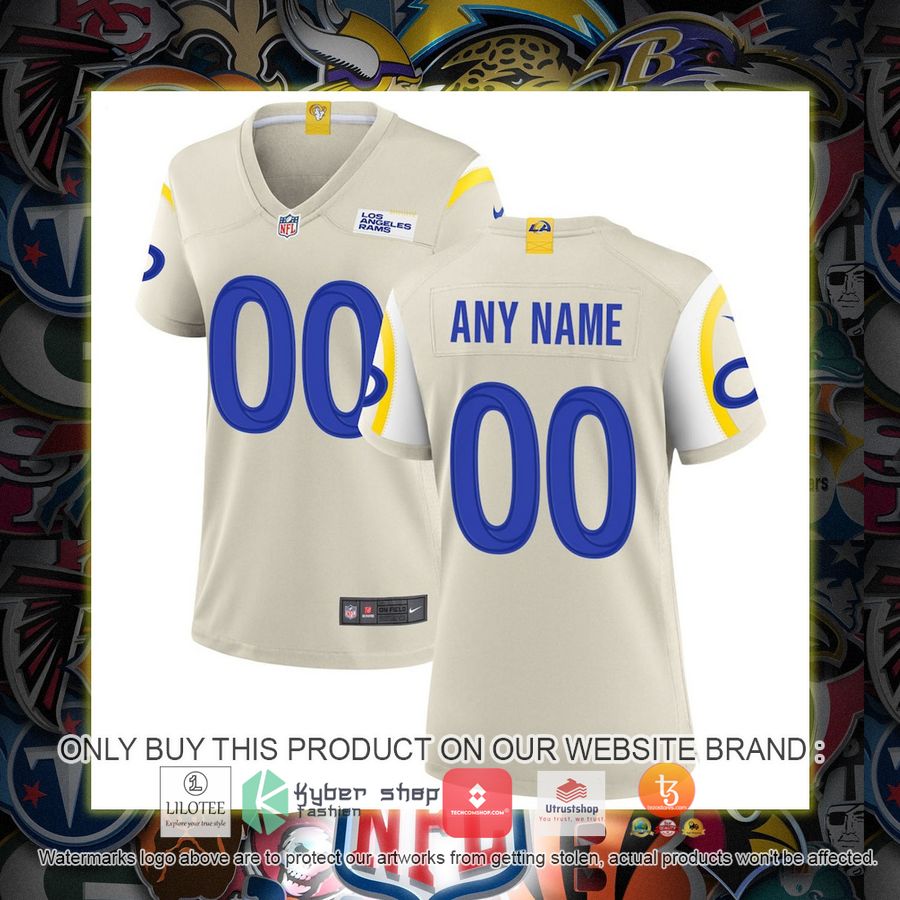personalized nike los angeles rams womens bone football jersey 1 13306