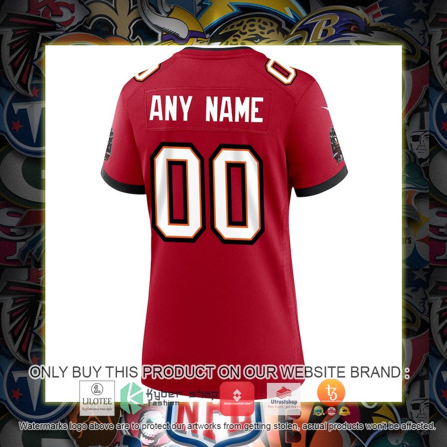 HOT Nike Tampa Bay Buccaneers Women's Red Personalized Football Jersey 3 personalized nike tampa bay buccaneers womens red football jersey 3 49080