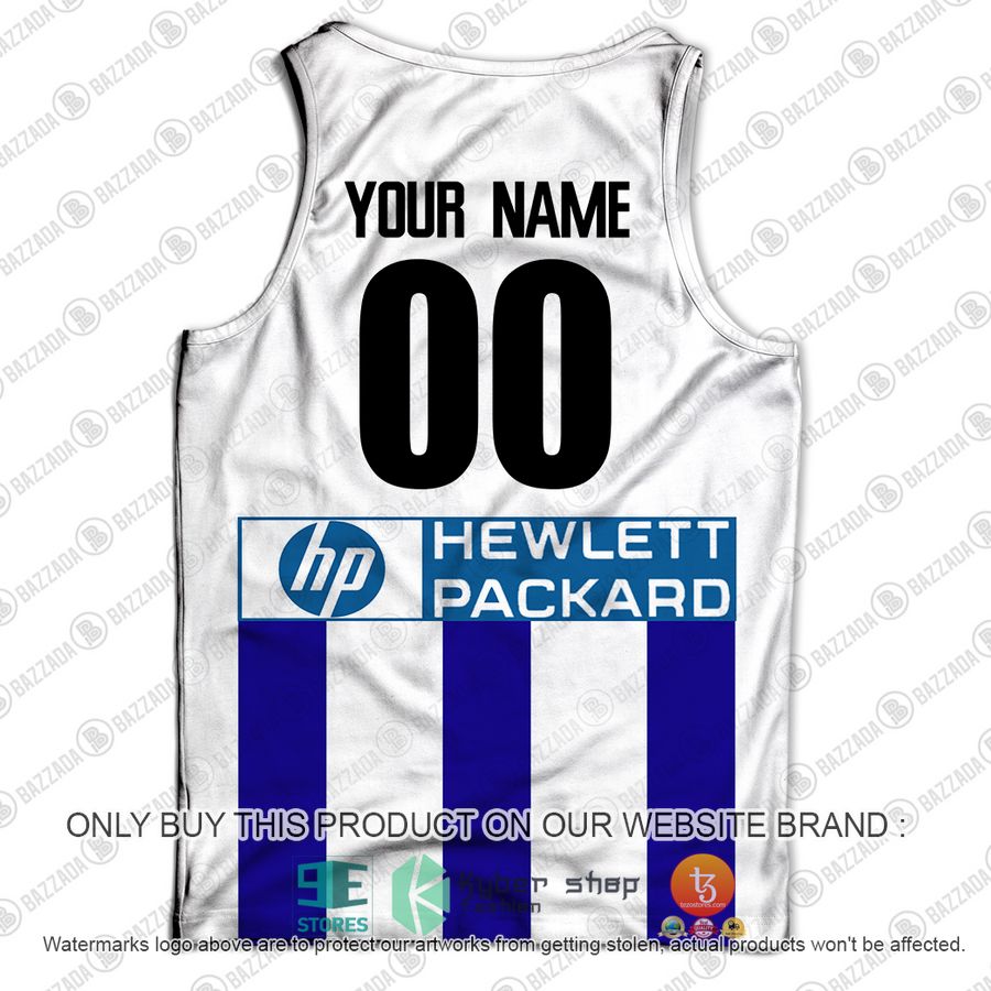 HOT North Melbourne Football Club Vintage Retro AFL Guernsey 90s Hp Personalized Tank Top 3 personalized north melbourne football club vintage retro afl guernsey 90s hp tank top 3 93439