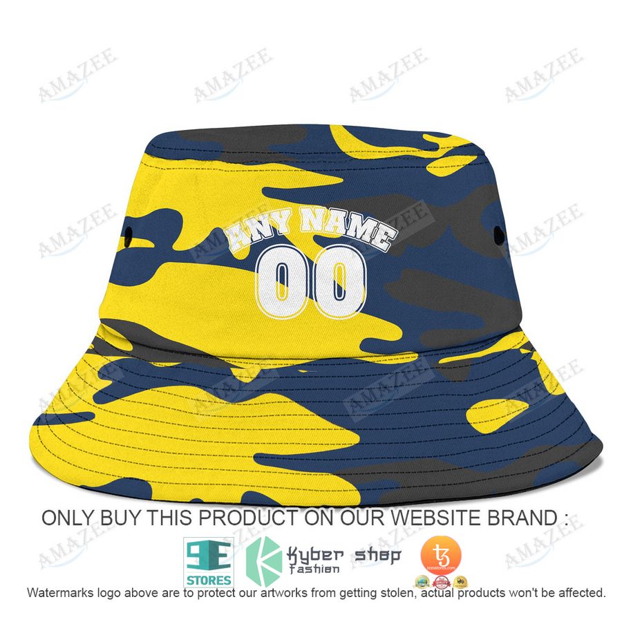 personalized north queensland cowboys camo bucket hat 2 39580