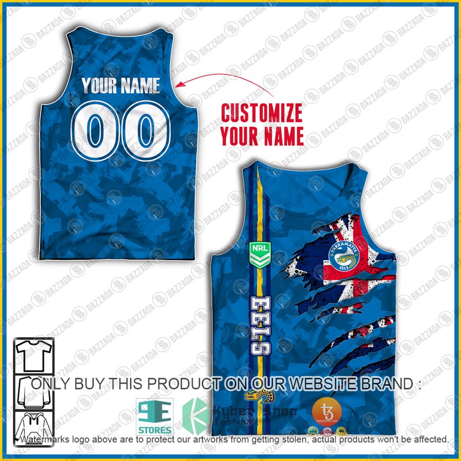 personalized nrl and veteran parramatta eels team tank top 1 83532