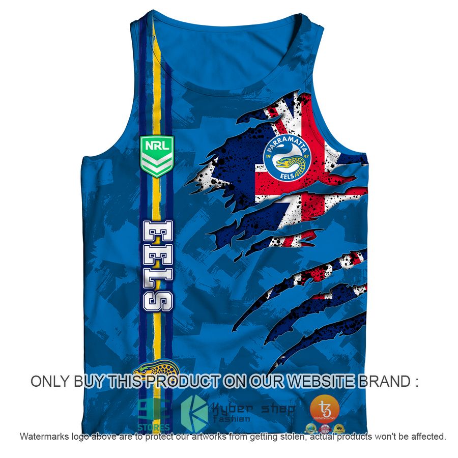 personalized nrl and veteran parramatta eels team tank top 2 73244