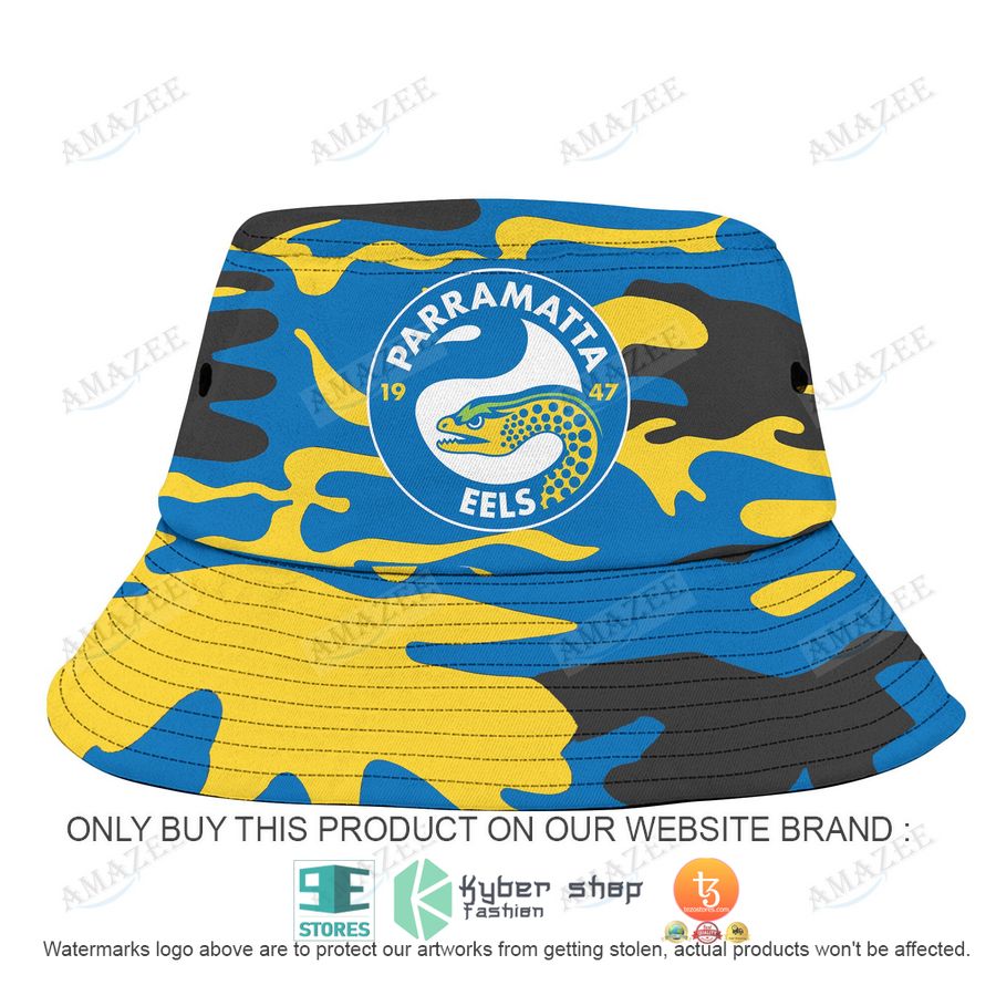 personalized parramatta eels camo bucket hat 1 8634