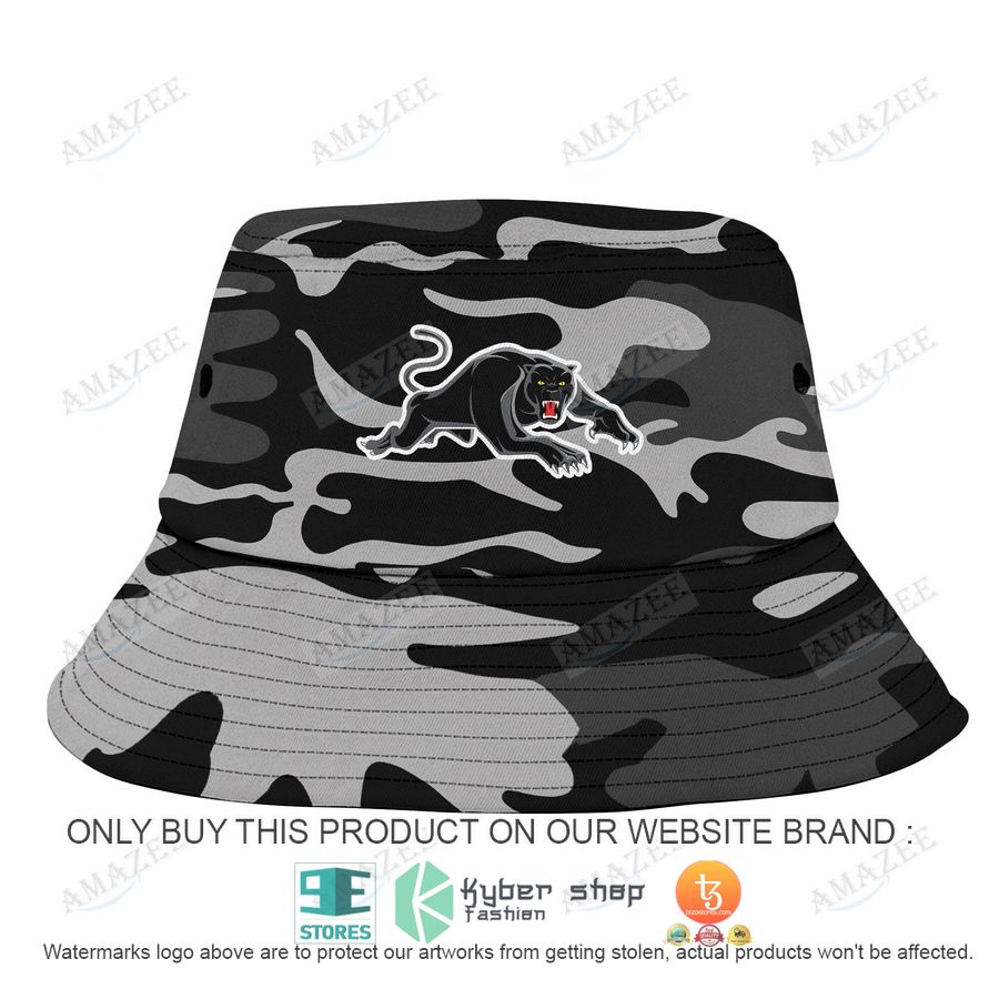 personalized penrith panthers camo bucket hat 1 93099