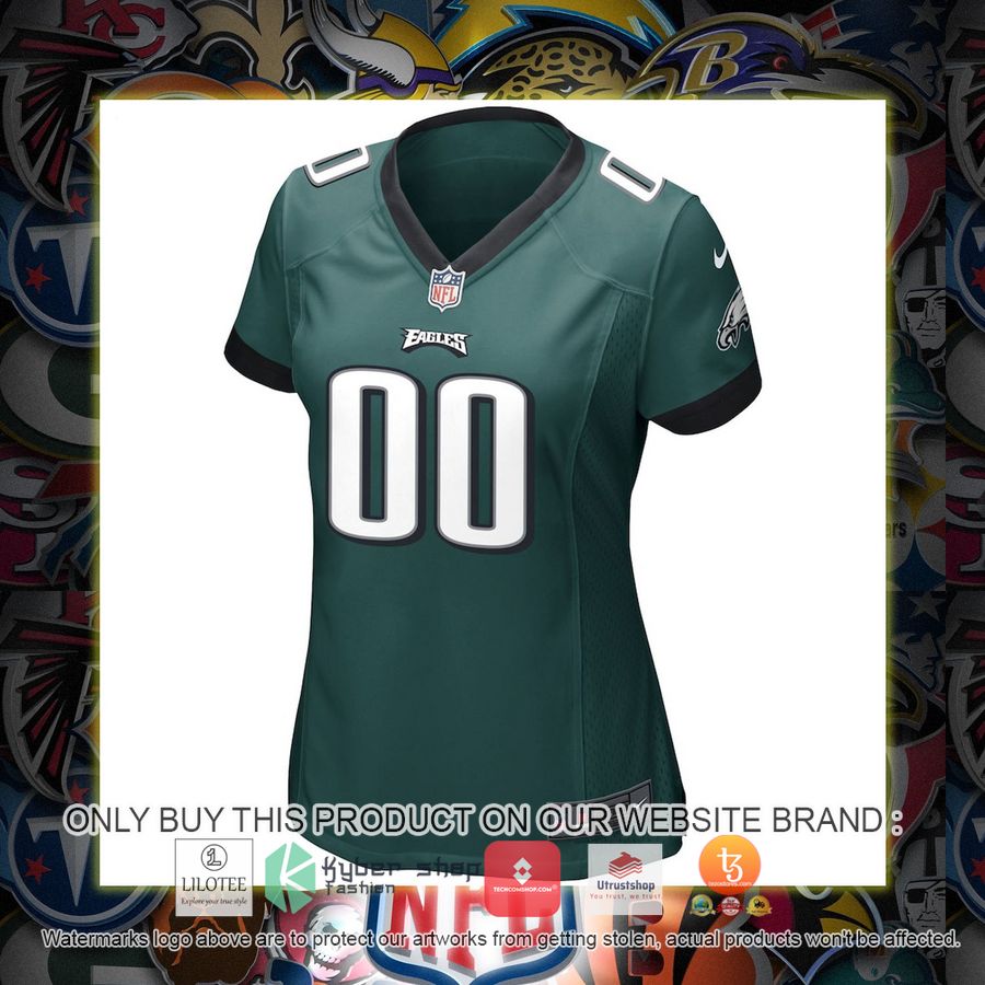 HOT Philadelphia Eagles Nike Women's Midnight Green Personalized Football Jersey 2 personalized philadelphia eagles nike womens midnight green football jersey 2 11992