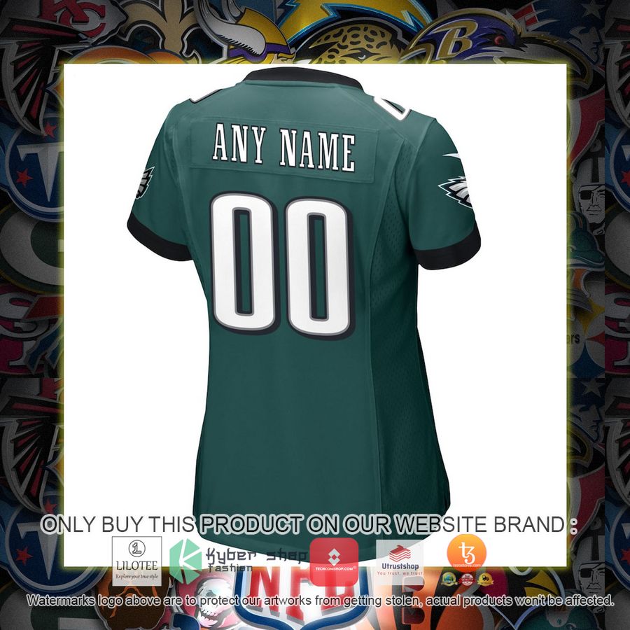 HOT Philadelphia Eagles Nike Women's Midnight Green Personalized Football Jersey 3 personalized philadelphia eagles nike womens midnight green football jersey 3 65666