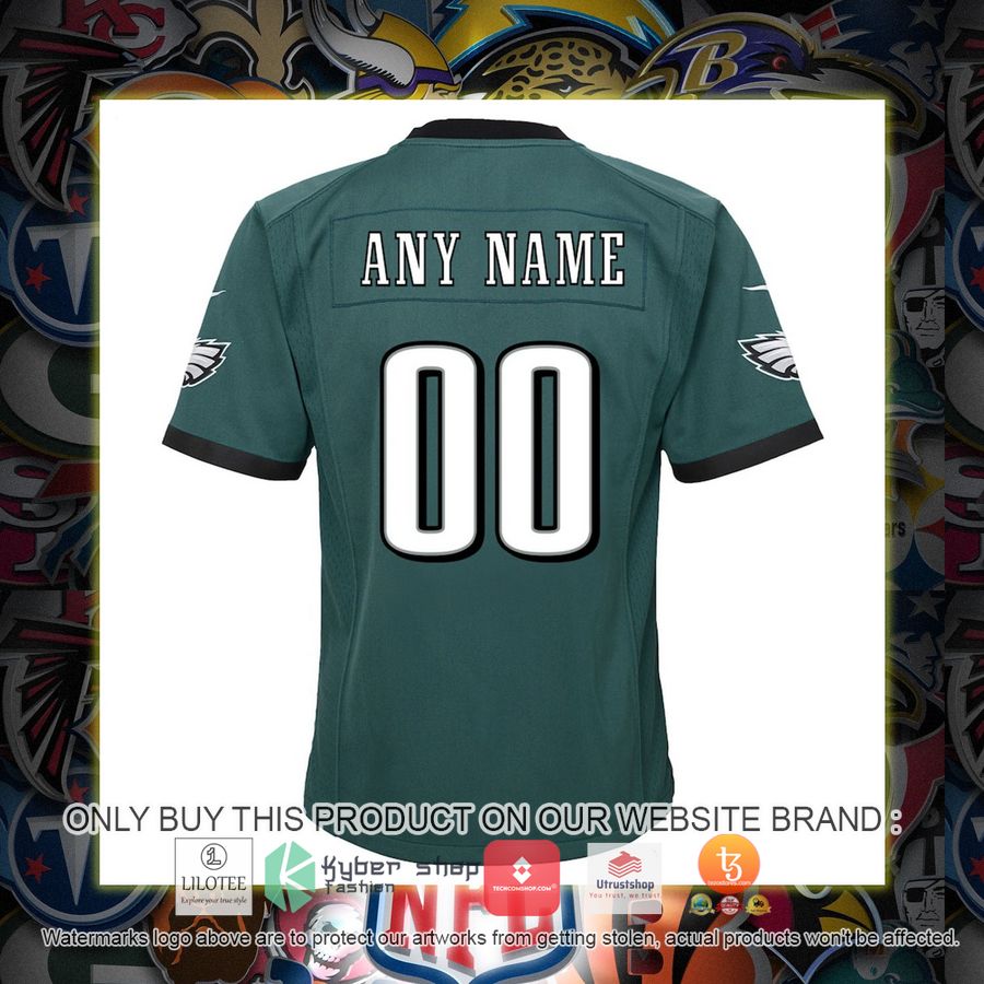 HOT Philadelphia Eagles Nike Youth Team Midnight Green Personalized Football Jersey 3 personalized philadelphia eagles nike youth team midnight green football jersey 3 47024