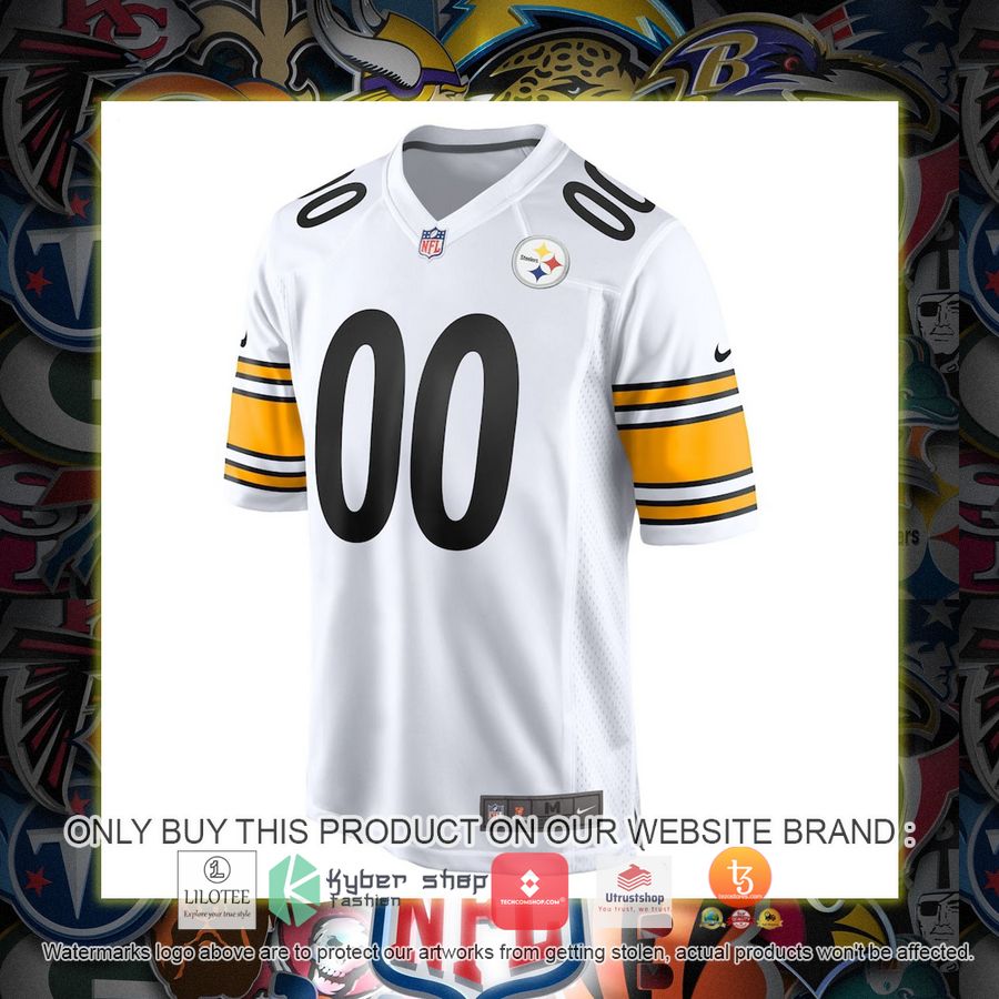 HOT Pittsburgh Steelers Nike Game White Personalized Football Jersey 2 personalized pittsburgh steelers nike game white football jersey 2 42770