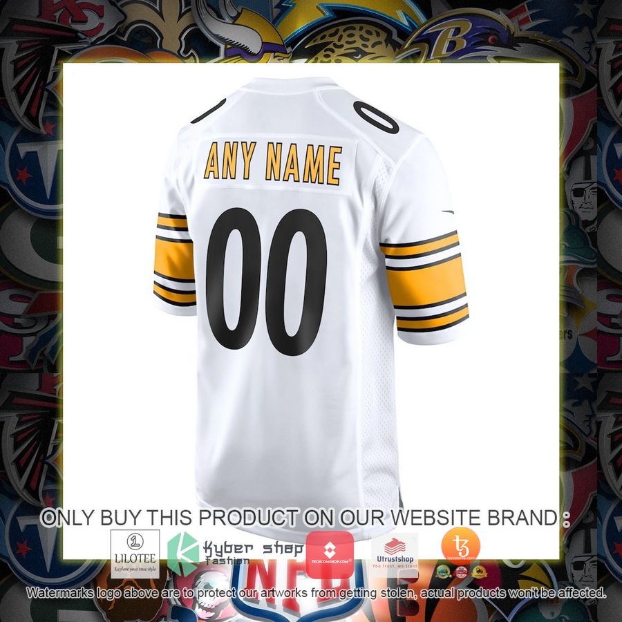 HOT Pittsburgh Steelers Nike Game White Personalized Football Jersey 3 personalized pittsburgh steelers nike game white football jersey 3 59085