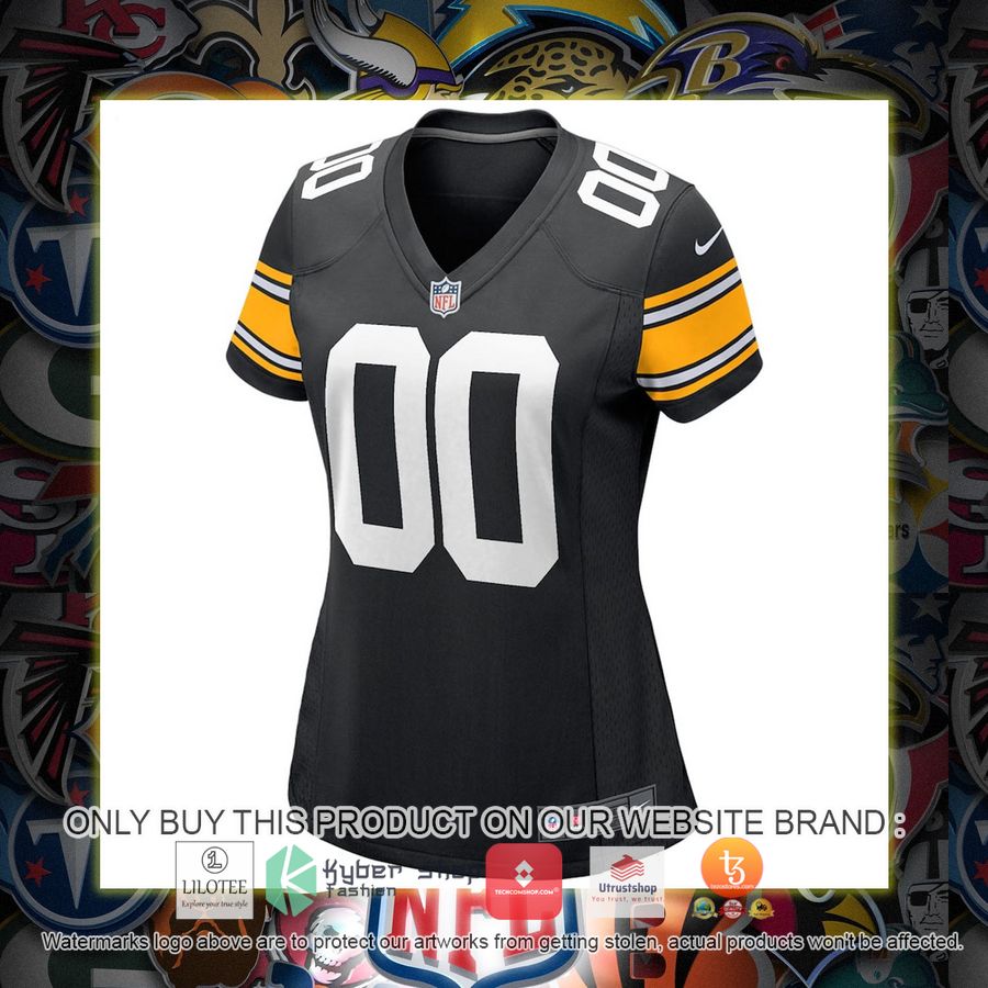 HOT Pittsburgh Steelers Nike Women's Alternate Black Personalized Football Jersey 2 personalized pittsburgh steelers nike womens alternate black football jersey 2 99315