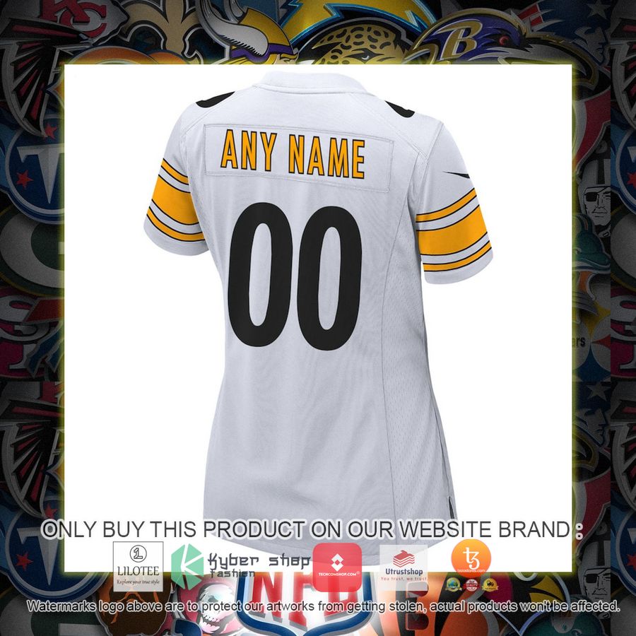 HOT Pittsburgh Steelers Nike Women's White Personalized Football Jersey 3 personalized pittsburgh steelers nike womens white football jersey 3 71946