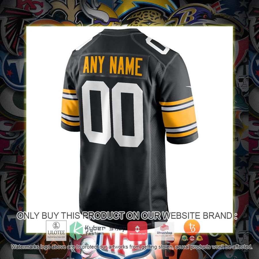 HOT Pittsburgh Steelers Nike Youth Alternate Black Personalized Football Jersey 3 personalized pittsburgh steelers nike youth alternate black football jersey 3 42709