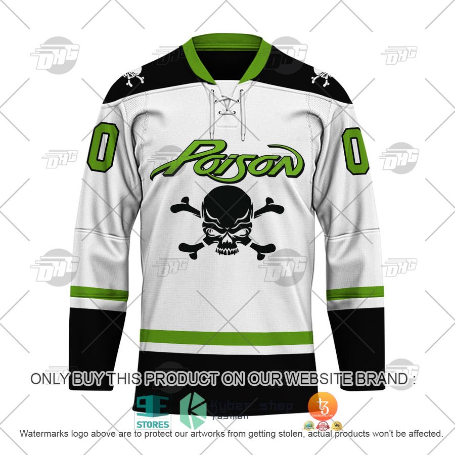 NEW Poison Crossbones Custom Name Hockey Jersey 2 personalized poison crossbones hockey jersey 2 56118