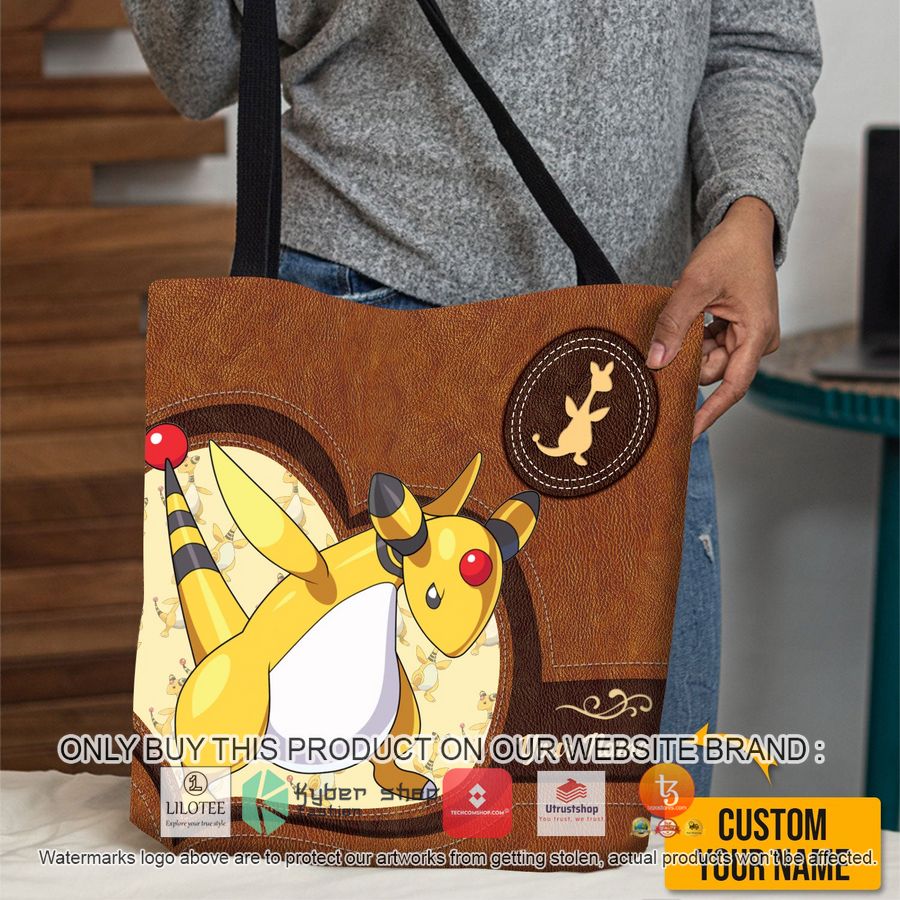personalized pokemon ampharos all over tote bag 1 88591