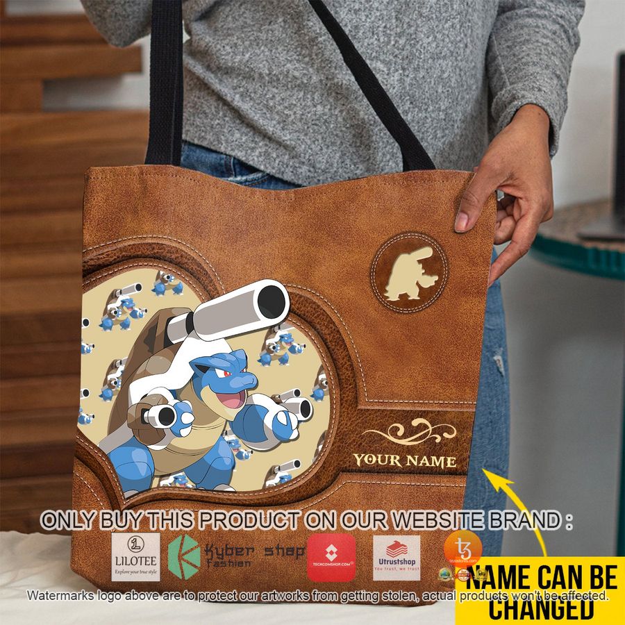 personalized pokemon blastoise all over tote bag 1 71955