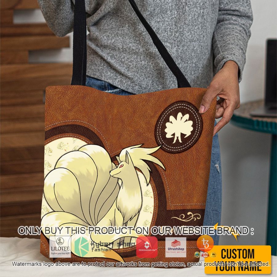 personalized pokemon ninetales all over tote bag 1 92419