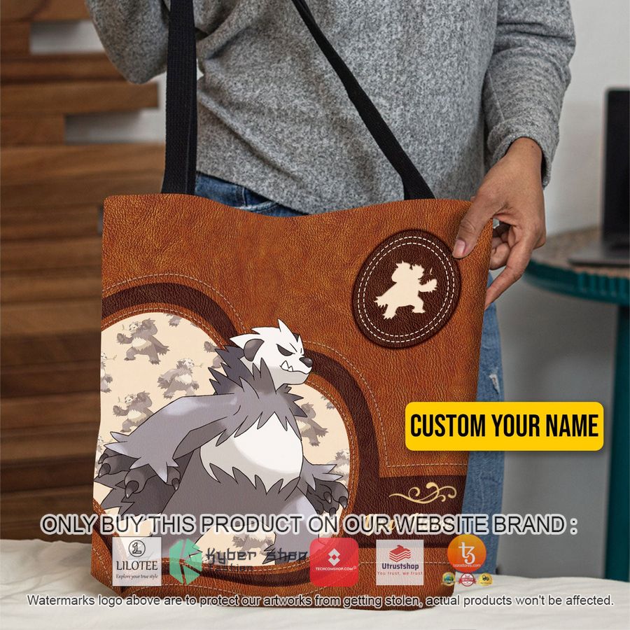 personalized pokemon pangoro all over tote bag 1 42856