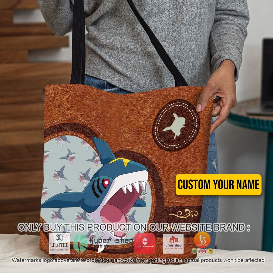 personalized pokemon sharpedo all over tote bag 1 3137