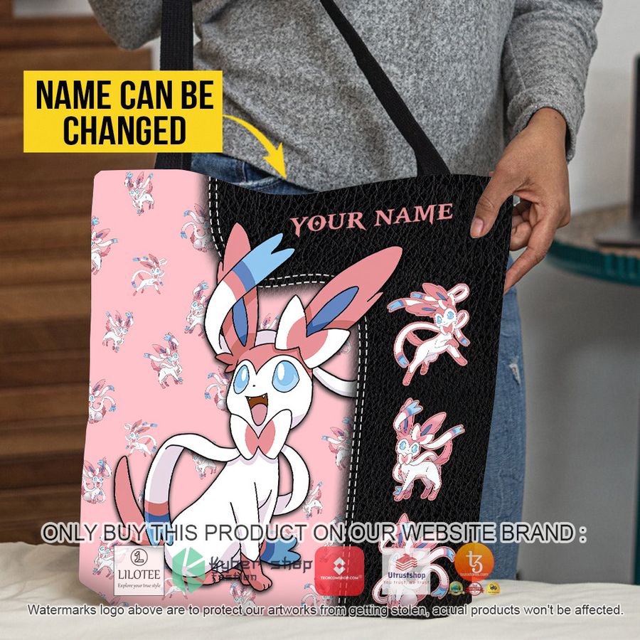 personalized pokemon sylveon black all over tote bag 1 64687