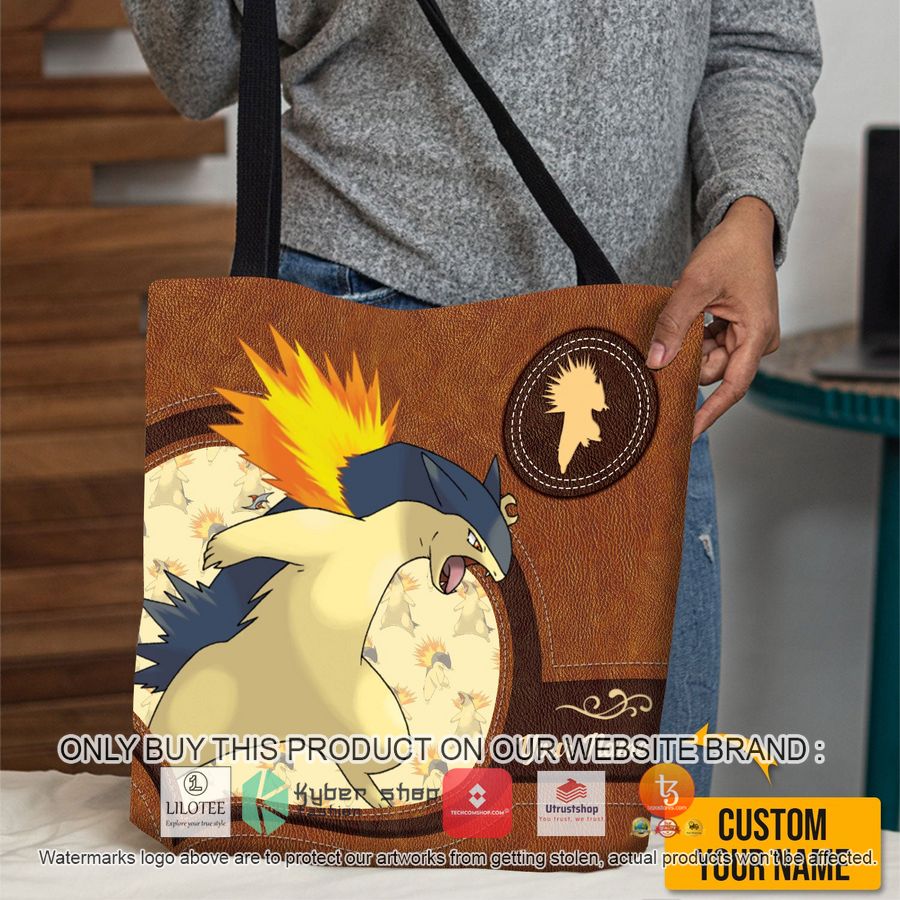 personalized pokemon typhlosion all over tote bag 1 28542
