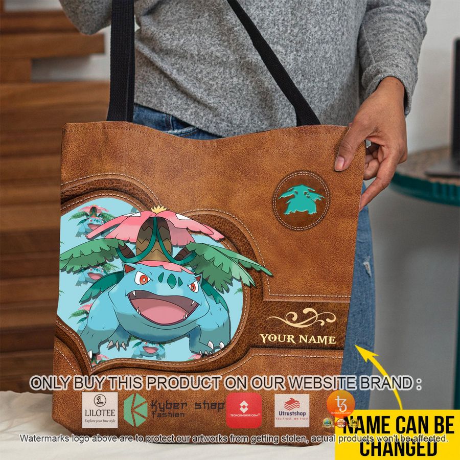 personalized pokemon venusaur all over tote bag 1 36098