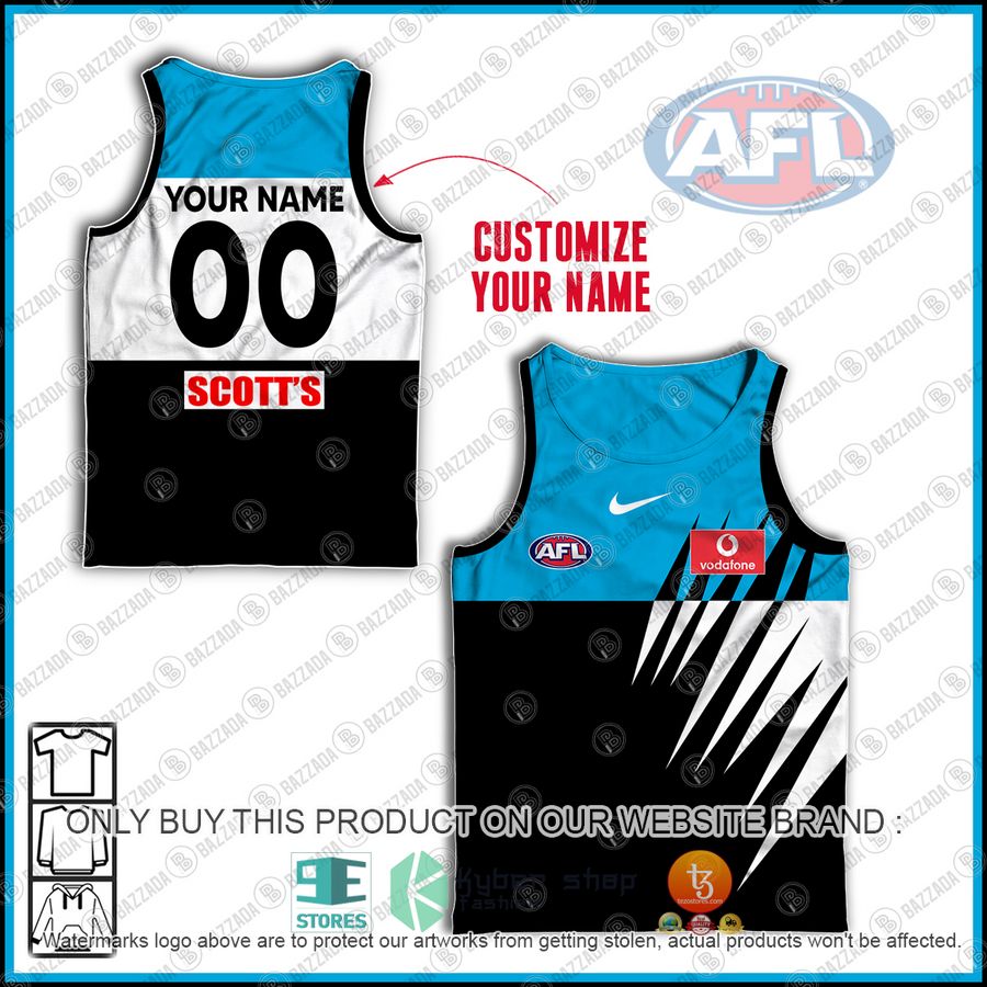 personalized port adelaide elemination final heritage prison bars guernsey vodafone tank top 1 42798