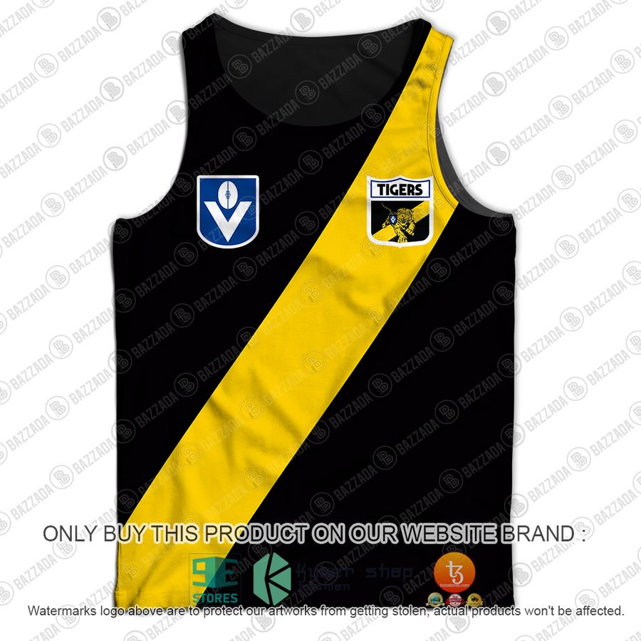 personalized richmond football club vintage retro afl guernsey 90s tank top 2 78413