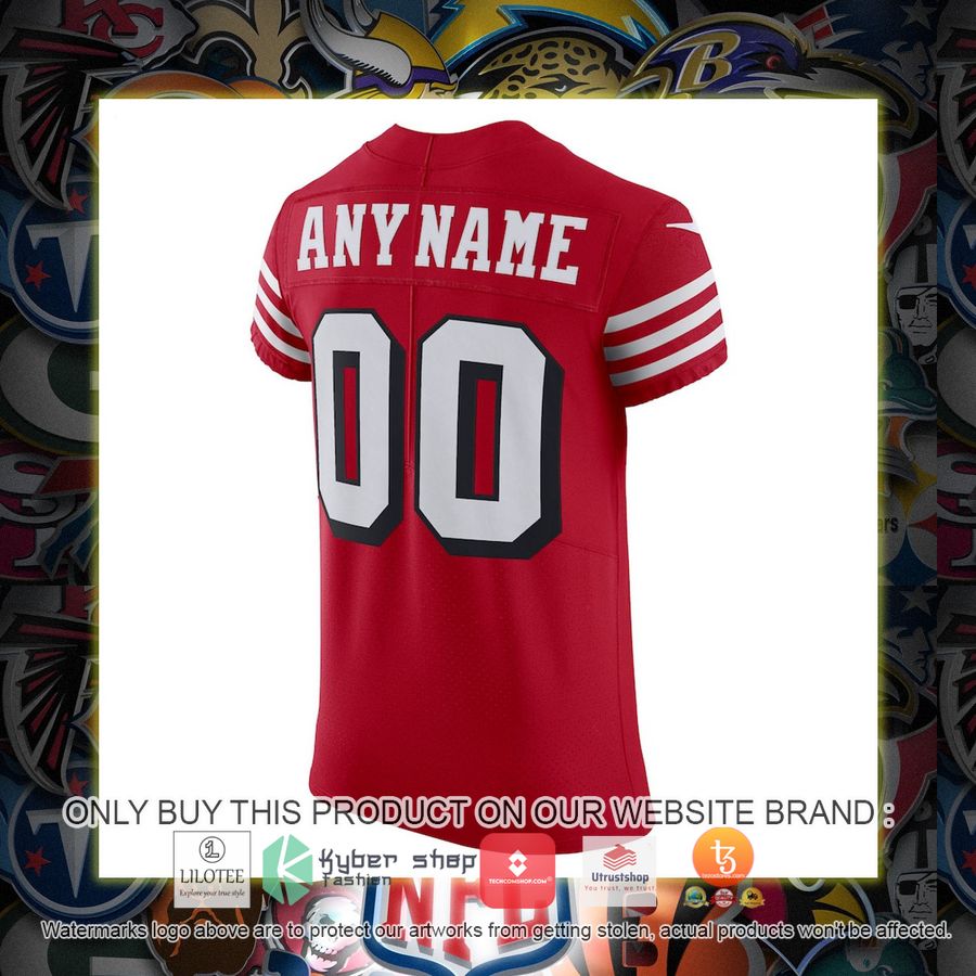 HOT San Francisco 49ers Nike Alternate Vapor Elite Scarlet Personalized Football Jersey 3 personalized san francisco 49ers nike alternate vapor elite scarlet football jersey 3 78454
