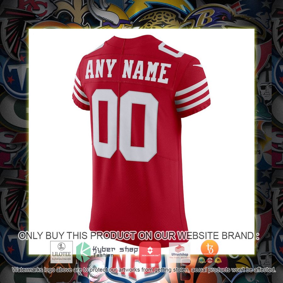 HOT San Francisco 49ers Nike Vapor Elite Scarlet Personalized Football Jersey 3 personalized san francisco 49ers nike vapor elite scarlet football jersey 3 56009
