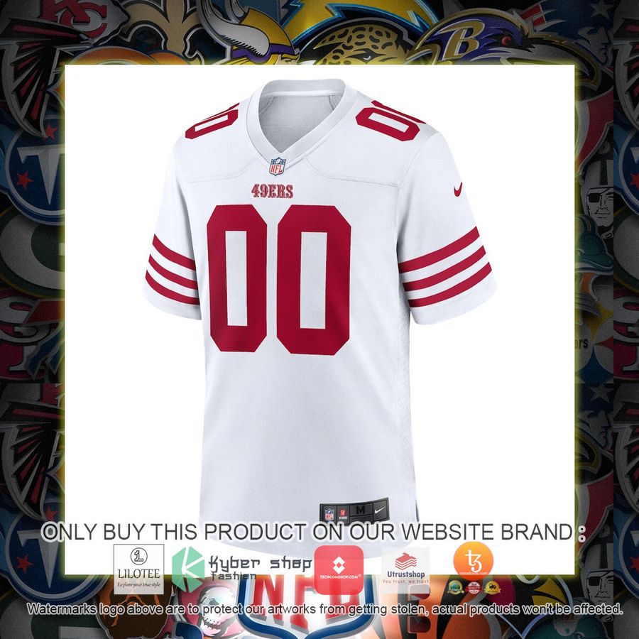 HOT San Francisco 49ers Nike Youth Game White Personalized Football Jersey 2 personalized san francisco 49ers nike youth game white football jersey 2 58191