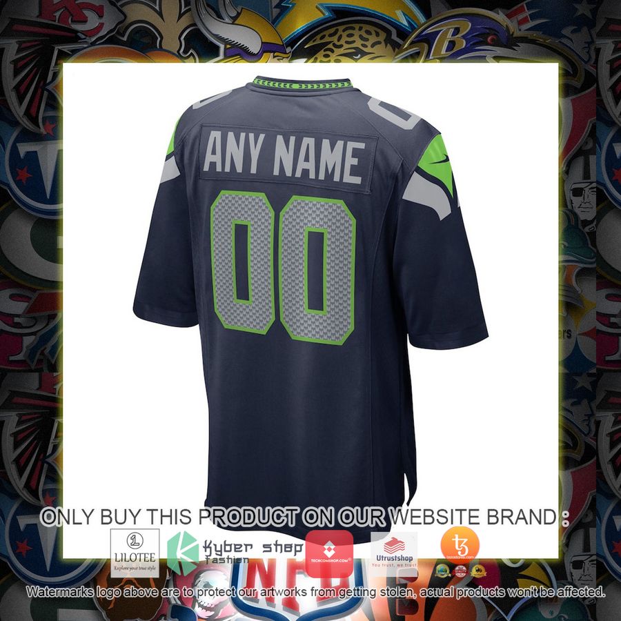 HOT Seattle Seahawks Nike Game Player Navy Personalized Football Jersey 3 personalized seattle seahawks nike game player navy football jersey 3 18624