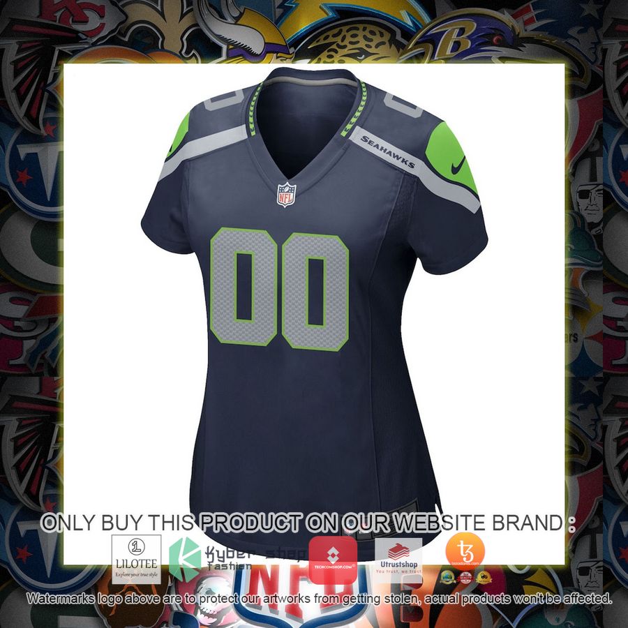 HOT Seattle Seahawks Nike Women's College Navy Personalized Football Jersey 2 personalized seattle seahawks nike womens college navy football jersey 2 57590