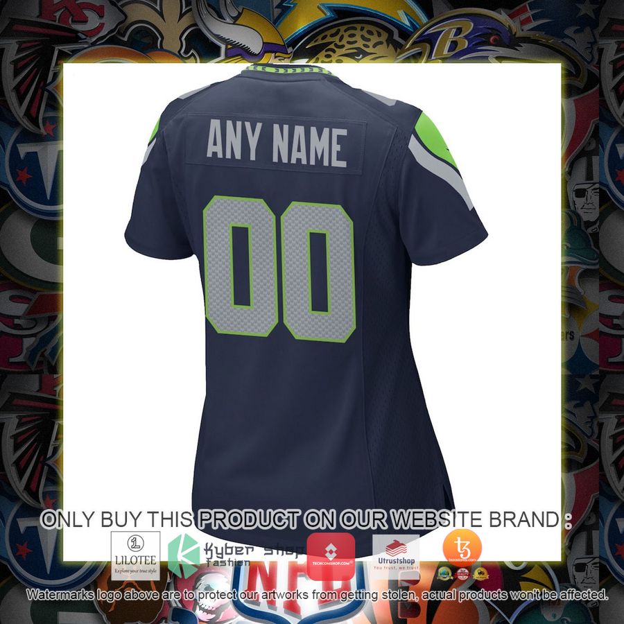 HOT Seattle Seahawks Nike Women's College Navy Personalized Football Jersey 3 personalized seattle seahawks nike womens college navy football jersey 3 34606