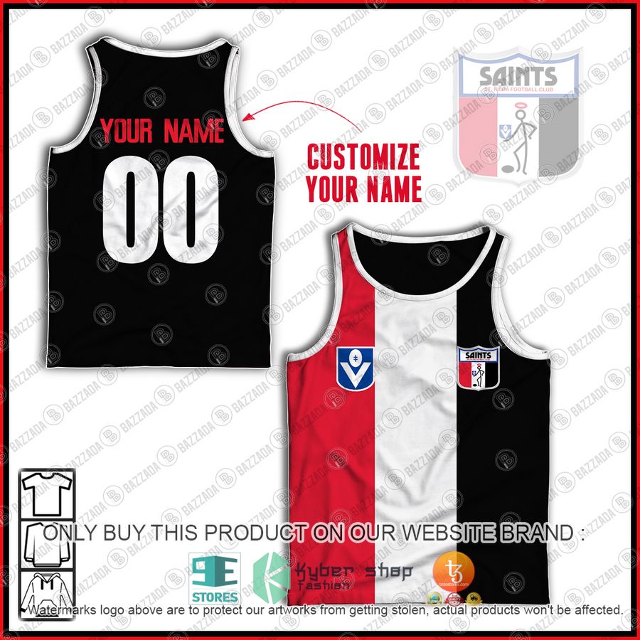 personalized st kilda football club vintage vfl afl tank top 1 88585
