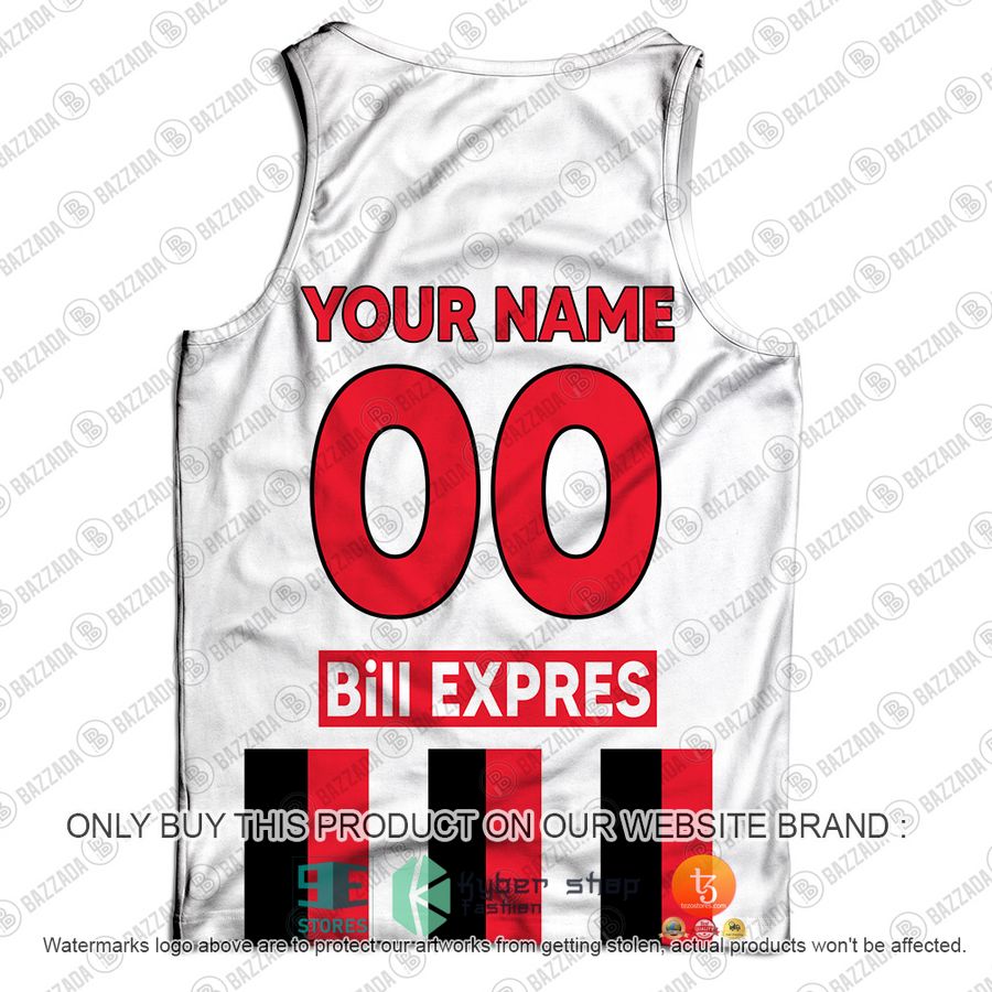HOT St Kilda Saints Football Club Vintage Retro AFL guernsey Bill Express Personalized Tank Top 3 personalized st kilda saints football club vintage retro afl guernsey bill express tank top 3 96662