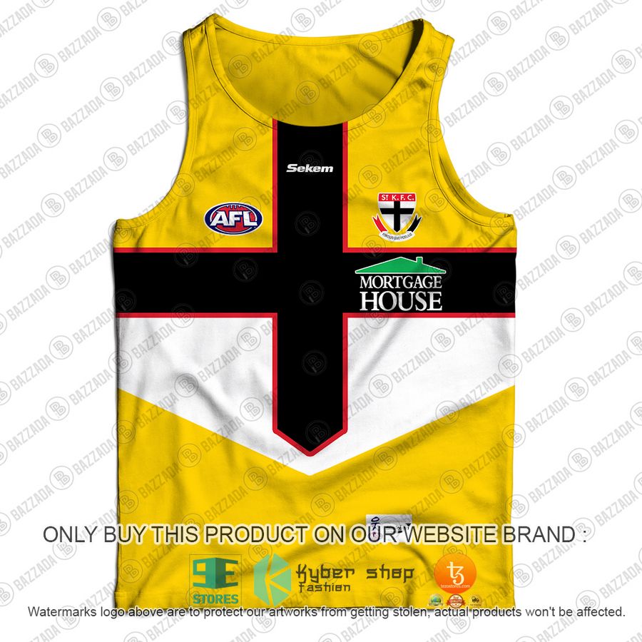 personalized st kilda saints football club vintage retro afl guernsey mortgage house tank top 2 21541