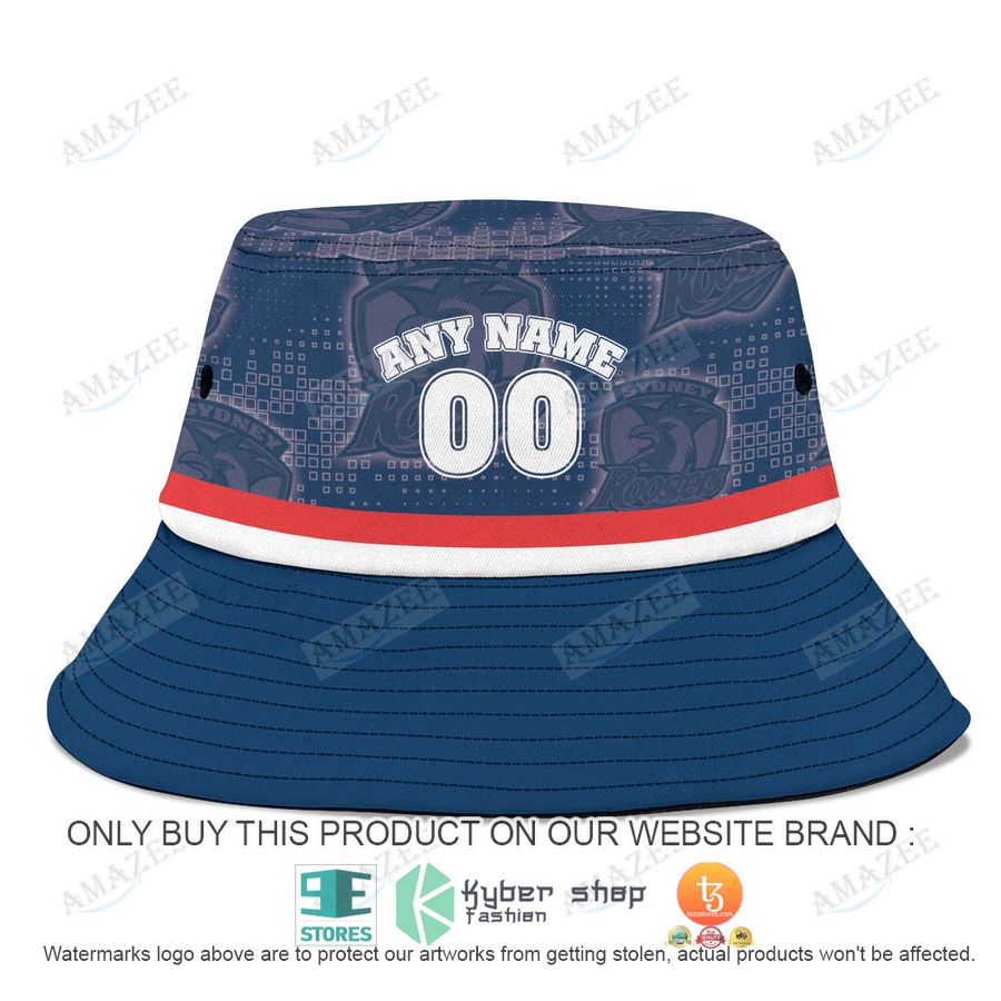 personalized sydney roosters blue bucket hat 2 79058