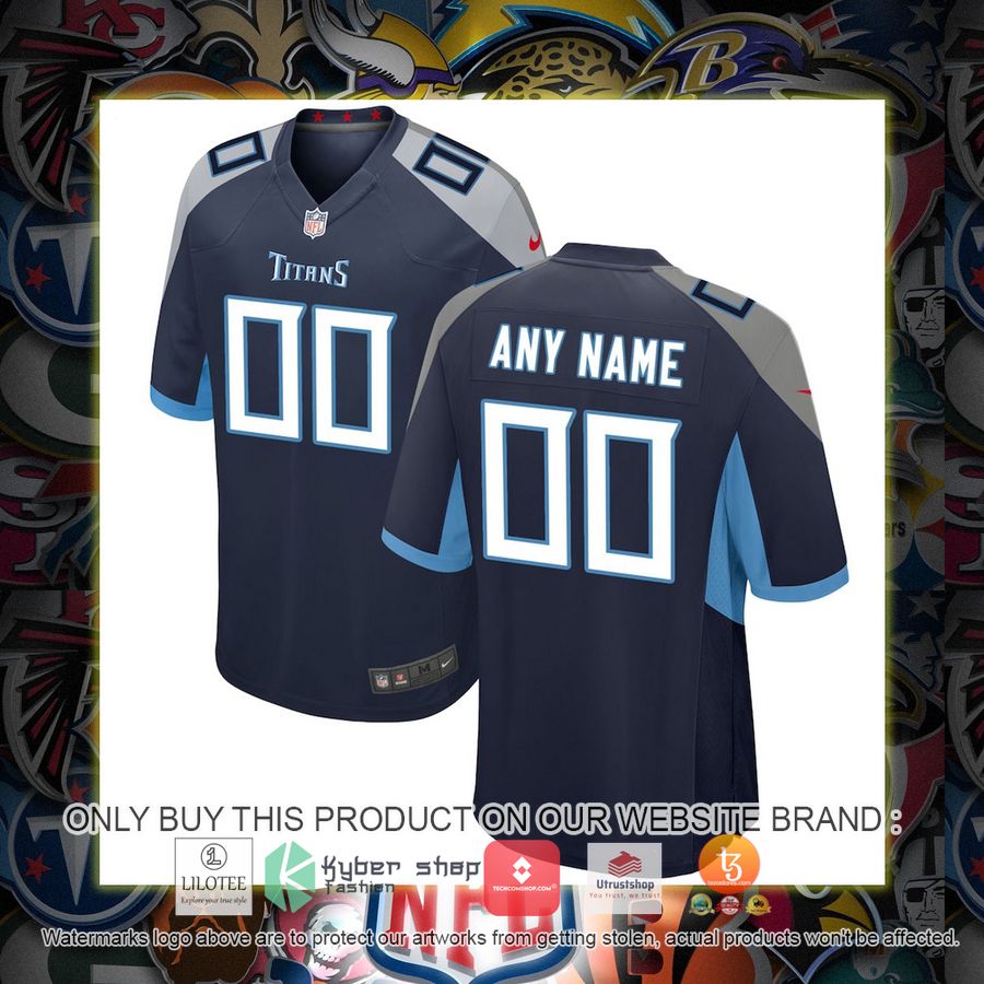 HOT Tennessee Titans Nike Navy Personalized Football Jersey 7 personalized tennessee titans nike navy football jersey 1 54004