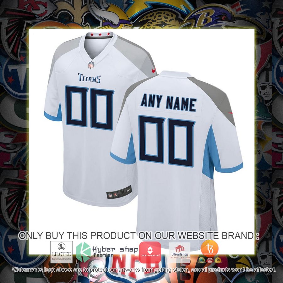 HOT Tennessee Titans Nike Youth White Custom Football Jersey Shirt 7 personalized tennessee titans nike youth white football jersey 1 91815