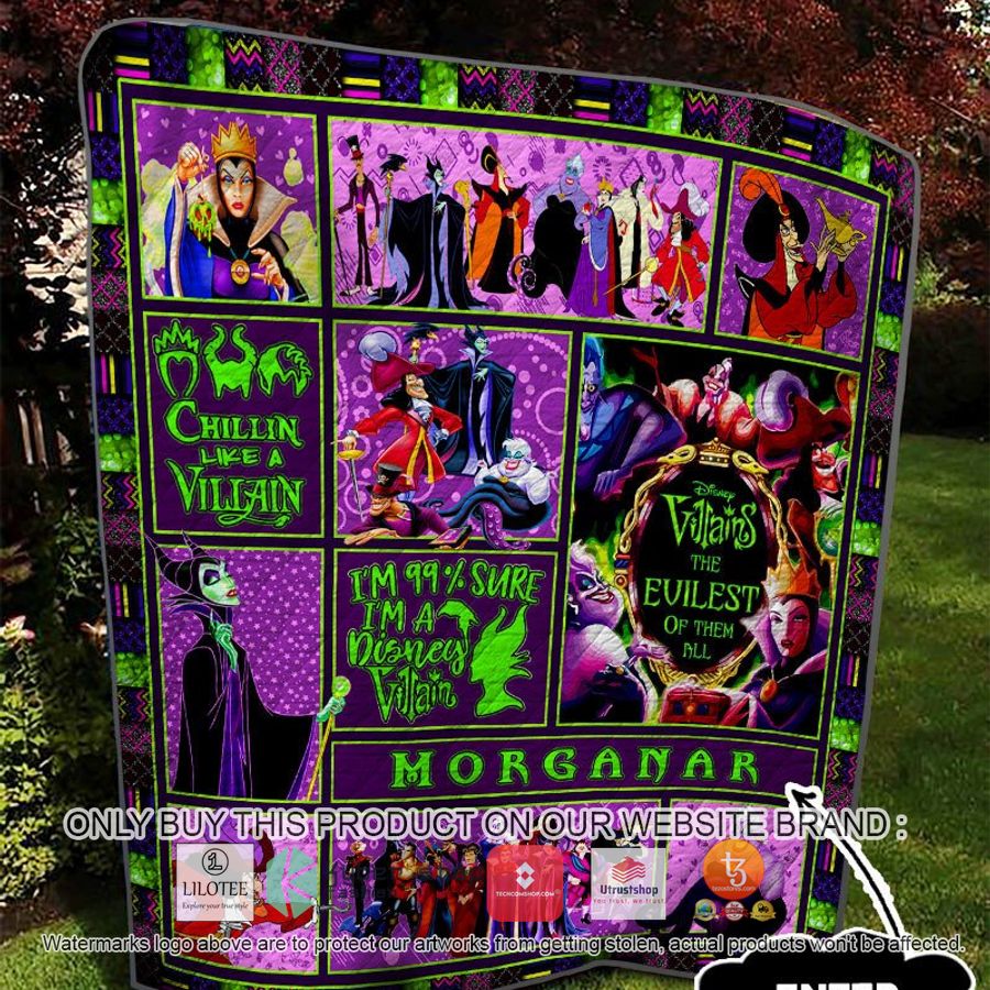 HOT Personalized The Evil Queen Chillin' Like a Villain quilt 3 personalized the evil queen chillin like a villain quilt 3 7914