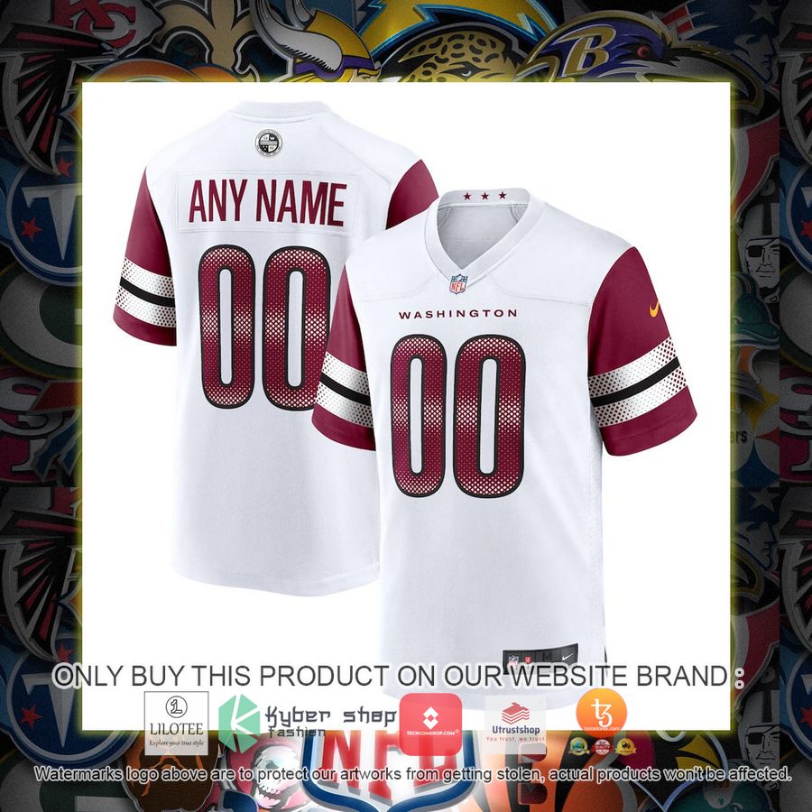 personalized washington commanders nike game player white football jersey 1 49284