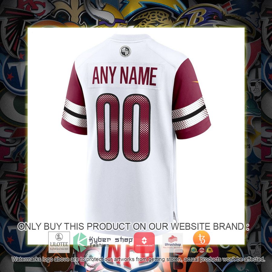 HOT Washington Commanders Nike Game White Custom Football Jersey Shirt 3 personalized washington commanders nike game white football jersey 3 71290