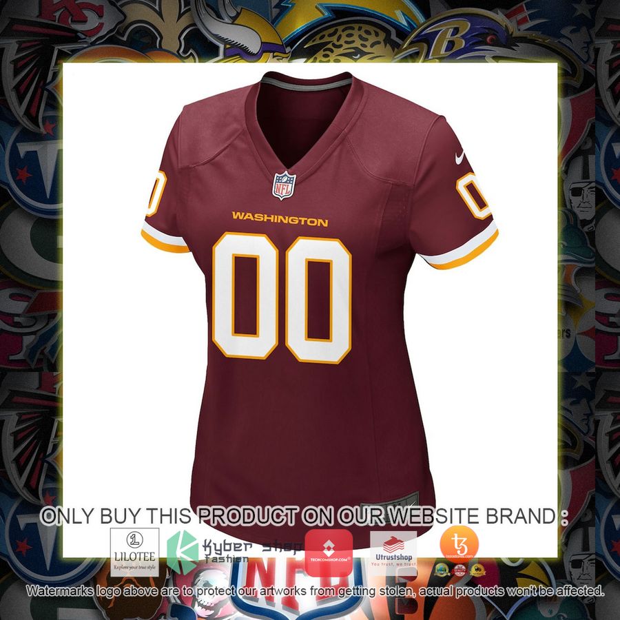 HOT Washington Football Team Nike Women's Burgundy Personalized Football Jersey 2 personalized washington football team nike womens burgundy football jersey 2 44462