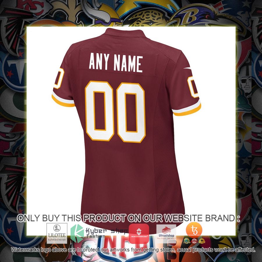 HOT Washington Football Team Nike Women's Burgundy Personalized Football Jersey 3 personalized washington football team nike womens burgundy football jersey 3 65806