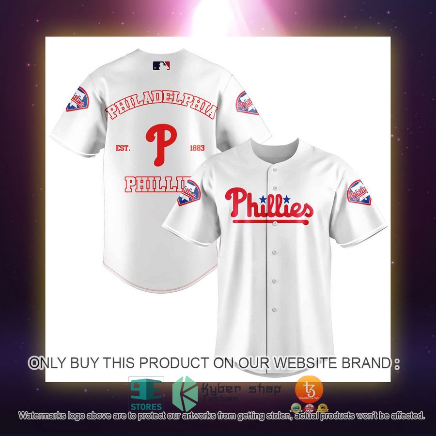 NEW Philadelphia Phillies Baseball Shirt 2 philadelphia phillies baseball jersey 2 52509
